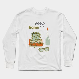 Cozy home objects, interior decorations. Long Sleeve T-Shirt